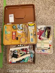 MaxSold Auction: Sewing basket and notions - Salmon Arm (British Columbia, Canada) SELLER MANAGED Downsizing Online Auction - 5 Avenue North East                    