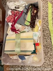 MaxSold Auction: Sewing basket and notions - Salmon Arm (British Columbia, Canada) SELLER MANAGED Downsizing Online Auction - 5 Avenue North East                    