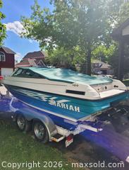 MaxSold Auction: 1995 Mariah Talari 19' - Ottawa (Ontario, Canada) SELLER MANAGED Commercial Liquidation Online Auction - Industrial Avenue