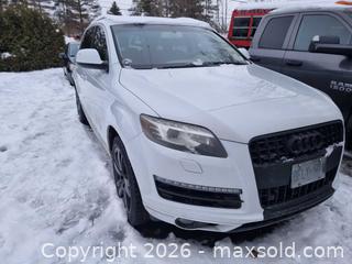 MaxSold Auction: 2013 Audi Q7 S-Line Prestige Fully Loaded with Safety VIN: WA1VGFE7DD000365 - Ottawa (Ontario, Canada) SELLER MANAGED Commercial Liquidation Online Auction - Industrial Avenue