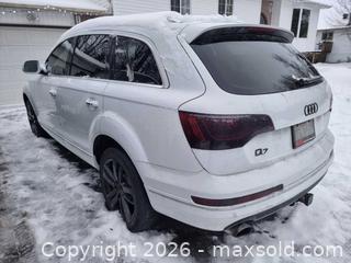 MaxSold Auction: 2013 Audi Q7 S-Line Prestige Fully Loaded with Safety VIN: WA1VGFE7DD000365 - Ottawa (Ontario, Canada) SELLER MANAGED Commercial Liquidation Online Auction - Industrial Avenue