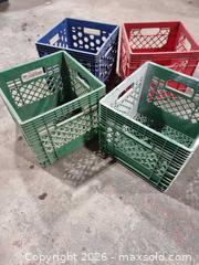MaxSold Auction: Colored Milk Crates - Ottawa (Ontario, Canada) SELLER MANAGED Commercial Liquidation Online Auction - Industrial Avenue