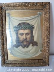 MaxSold Auction: Antique Veronica's Veil Print in Gilded Wood Frame, sold as is - Kingston (Ontario, Canada) SELLER MANAGED Estate Sale Online Auction - Tamarac Street