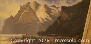 MaxSold Auction: Early 20th Century Landscape Oil Painting in Gilded Frame, Unsigned, sold as is - Kingston (Ontario, Canada) SELLER MANAGED Estate Sale Online Auction - Tamarac Street