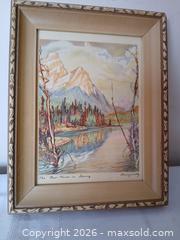 MaxSold Auction: Framed Hand Colored Print - Signed by Hornyansky, sold as is - Kingston (Ontario, Canada) SELLER MANAGED Estate Sale Online Auction - Tamarac Street