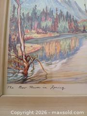 MaxSold Auction: Framed Hand Colored Print - Signed by Hornyansky, sold as is - Kingston (Ontario, Canada) SELLER MANAGED Estate Sale Online Auction - Tamarac Street