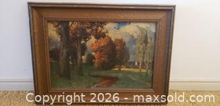 MaxSold Auction:  Giclée Print On Canvas Titled “The Storm” , Signed Eduard Rudisuhli, sold as is - Kingston (Ontario, Canada) SELLER MANAGED Estate Sale Online Auction - Tamarac Street