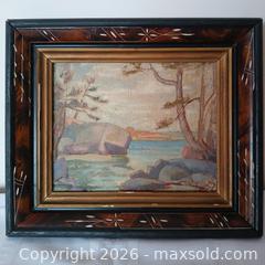 MaxSold Auction: Original Oil on Board Painting, signed Grace Meade, sold as is  - Kingston (Ontario, Canada) SELLER MANAGED Estate Sale Online Auction - Tamarac Street
