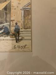 MaxSold Auction: Original Watercolor of European Street Scene, Signed G Boyt, sold as is - Kingston (Ontario, Canada) SELLER MANAGED Estate Sale Online Auction - Tamarac Street