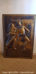 MaxSold Auction: Rare Find - High Relief Copper Wall Art, Fighting scene - Kingston (Ontario, Canada) SELLER MANAGED Estate Sale Online Auction - Tamarac Street