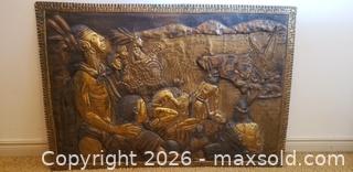 MaxSold Auction: Rare Find - High Relief Copper Wall Art, Indigenous American Scene - Kingston (Ontario, Canada) SELLER MANAGED Estate Sale Online Auction - Tamarac Street