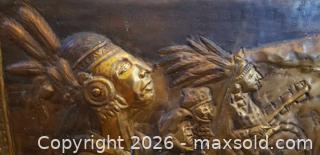MaxSold Auction: Rare Find - High Relief Copper Wall Art, Indigenous American Scene - Kingston (Ontario, Canada) SELLER MANAGED Estate Sale Online Auction - Tamarac Street