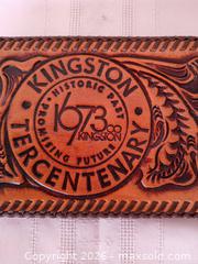 MaxSold Auction: Very Rare Handmade 1973 Kingston Tercentenary Leather Bifold Wallet With Original Receipt - Kingston (Ontario, Canada) SELLER MANAGED Estate Sale Online Auction - Tamarac Street