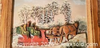 MaxSold Auction: Vintage Canadian Folk Art 3D Hand Carved, Signed by H. Nadeau, Quebec Artist - Kingston (Ontario, Canada) SELLER MANAGED Estate Sale Online Auction - Tamarac Street