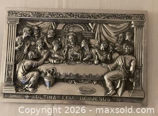 MaxSold Auction: Vintage “Ultima Ceia de Jesus” – Metal Relief of The Last Supper Scene - Kingston (Ontario, Canada) SELLER MANAGED Estate Sale Online Auction - Tamarac Street