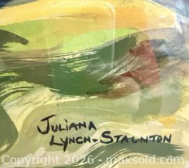 MaxSold Auction: Framed Original Signed Watercolor Sunflowers Painting By Juliana Lynch Staunton - Toronto (Ontario, Canada) PARTNER MANAGED Reseller Online Auction - Queen Street West