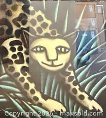 MaxSold Auction: Large Framed Signed & Dated Painting By Joe Average 1988 - Toronto (Ontario, Canada) PARTNER MANAGED Reseller Online Auction - Queen Street West