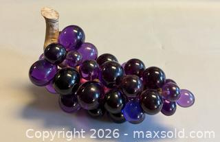 MaxSold Auction: MCM Purple Acrylic Grape Cluster  - Toronto (Ontario, Canada) PARTNER MANAGED Reseller Online Auction - Queen Street West