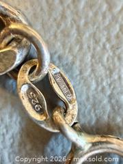 MaxSold Auction: Vintage 925 Silver ID Curb Bracelet - Marked  - Toronto (Ontario, Canada) PARTNER MANAGED Reseller Online Auction - Queen Street West