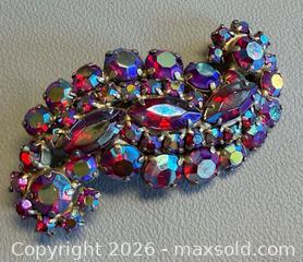 MaxSold Auction: Vintage Aurora Borealis Rhinestone Brooch - Toronto (Ontario, Canada) PARTNER MANAGED Reseller Online Auction - Queen Street West