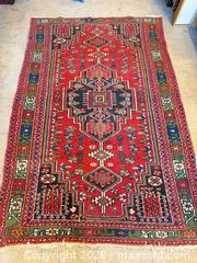 MaxSold Auction: Vintage Handwoven Wool Persian Rug - Toronto (Ontario, Canada) PARTNER MANAGED Reseller Online Auction - Queen Street West