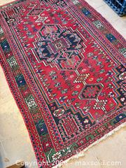 MaxSold Auction: Vintage Handwoven Wool Persian Rug - Toronto (Ontario, Canada) PARTNER MANAGED Reseller Online Auction - Queen Street West