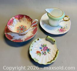 MaxSold Auction: Vintage HEREND Trinket Dish, English PARAGON Bone Chine Teacup & Saucer, Art Deco English SHELLEY Creamer & More  - Toronto (Ontario, Canada) PARTNER MANAGED Reseller Online Auction - Queen Street West