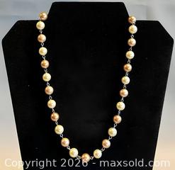 MaxSold Auction: Vintage Pearl Necklace with 925 Silver Clasp - Marked  - Toronto (Ontario, Canada) PARTNER MANAGED Reseller Online Auction - Queen Street West