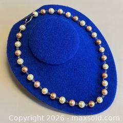 MaxSold Auction: Vintage Pearl Necklace with 925 Silver Clasp - Marked  - Toronto (Ontario, Canada) PARTNER MANAGED Reseller Online Auction - Queen Street West