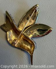 MaxSold Auction: Vintage Signed Liz Claiborne Rhinestone Hummingbird Brooch - Toronto (Ontario, Canada) PARTNER MANAGED Reseller Online Auction - Queen Street West