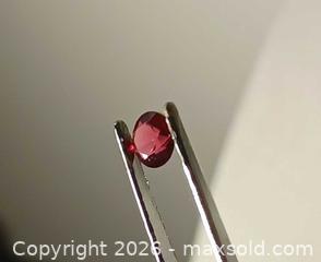 MaxSold Auction: 2 Heat treated Topaz (Ruby topaz) faceted gemstones - Brantford (Ontario, Canada) SELLER MANAGED Reseller Online Auction - West Street (CONDO)