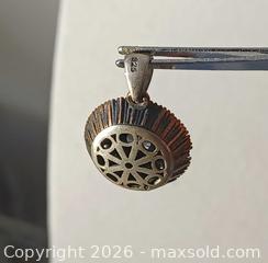 MaxSold Auction: Beautiful White Topaz with CZ on Sterling and Brass Pendant - Brantford (Ontario, Canada) SELLER MANAGED Reseller Online Auction - West Street (CONDO)