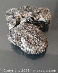 MaxSold Auction: Canadian Biotite/Black Mica Raw (2) - Brantford (Ontario, Canada) SELLER MANAGED Reseller Online Auction - West Street (CONDO)
