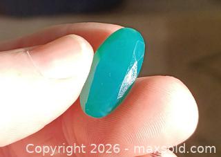 MaxSold Auction: Deep green Oval cut Onyx Gemstone - Brantford (Ontario, Canada) SELLER MANAGED Reseller Online Auction - West Street (CONDO)