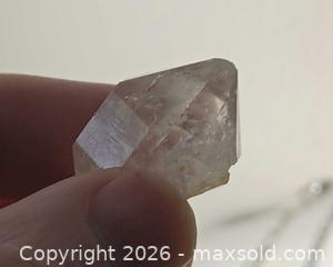 MaxSold Auction: Double terminated Natural Quartz crystal  - Brantford (Ontario, Canada) SELLER MANAGED Reseller Online Auction - West Street (CONDO)