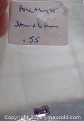 MaxSold Auction: Lot of 4 Amethyst Cut Gemstones for setting - Brantford (Ontario, Canada) SELLER MANAGED Reseller Online Auction - West Street (CONDO)