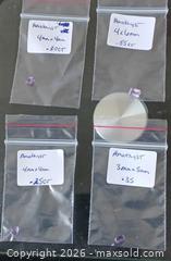 MaxSold Auction: Lot of 4 Amethyst Cut gemstones for setting - Brantford (Ontario, Canada) SELLER MANAGED Reseller Online Auction - West Street (CONDO)