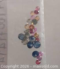 MaxSold Auction: Lot of cut Sapphire gemstones for setting  - Brantford (Ontario, Canada) SELLER MANAGED Reseller Online Auction - West Street (CONDO)
