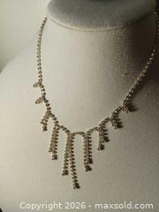 MaxSold Auction: Vintage Rhinestone Necklace and Earring Set - Brantford (Ontario, Canada) SELLER MANAGED Reseller Online Auction - West Street (CONDO)