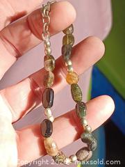 MaxSold Auction: Watermelon Tourmaline Beaded 8" Bracelet - Brantford (Ontario, Canada) SELLER MANAGED Reseller Online Auction - West Street (CONDO)