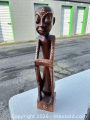 MaxSold Auction: African Tribal Wood Carved Figurines, Mixed Lot (12–18 in) -ebn - Maple Ridge (British Columbia, Canada) PARTNER MANAGED Estate Sale Online Auction - 203 Street