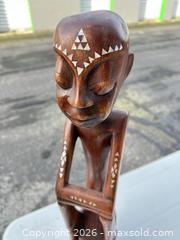 MaxSold Auction: African Tribal Wood Carved Figurines, Mixed Lot (12–18 in) -ebn - Maple Ridge (British Columbia, Canada) PARTNER MANAGED Estate Sale Online Auction - 203 Street