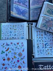 MaxSold Auction: Assorted Tattoo Flash Books, Catalogs & Loose Design Sheets  -ebn - Maple Ridge (British Columbia, Canada) PARTNER MANAGED Estate Sale Online Auction - 203 Street