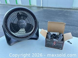 MaxSold Auction: Black 2.4 GHz Wireless Plug-in Electric Fan -ebn - Maple Ridge (British Columbia, Canada) PARTNER MANAGED Estate Sale Online Auction - 203 Street