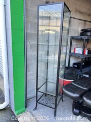 MaxSold Auction: Black Curio Display Cabinet, 60–76 in -ebn - Maple Ridge (British Columbia, Canada) PARTNER MANAGED Estate Sale Online Auction - 203 Street