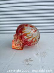 MaxSold Auction: Clear Red/Orange Glass Paperweight by Pacific Giftware -ebn - Maple Ridge (British Columbia, Canada) PARTNER MANAGED Estate Sale Online Auction - 203 Street