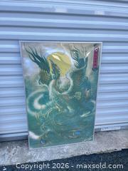 MaxSold Auction: Framed Asian Phoenix Print, Signed & Dated, Large -ebn - Maple Ridge (British Columbia, Canada) PARTNER MANAGED Estate Sale Online Auction - 203 Street