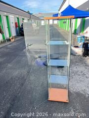 MaxSold Auction: Glass Curio Display Cabinet, Clear Glass, 3 Shelves -ebn - Maple Ridge (British Columbia, Canada) PARTNER MANAGED Estate Sale Online Auction - 203 Street