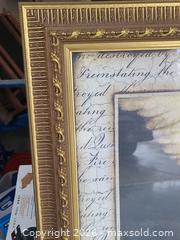 MaxSold Auction: Gold Framed Angel Religious Wall Art Print, approx. 24 x 24 -ss - Maple Ridge (British Columbia, Canada) PARTNER MANAGED Estate Sale Online Auction - 203 Street