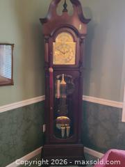 MaxSold Auction: Grandfather Clock (Mahogany/Cherry Finish) -ss - Maple Ridge (British Columbia, Canada) PARTNER MANAGED Estate Sale Online Auction - 203 Street